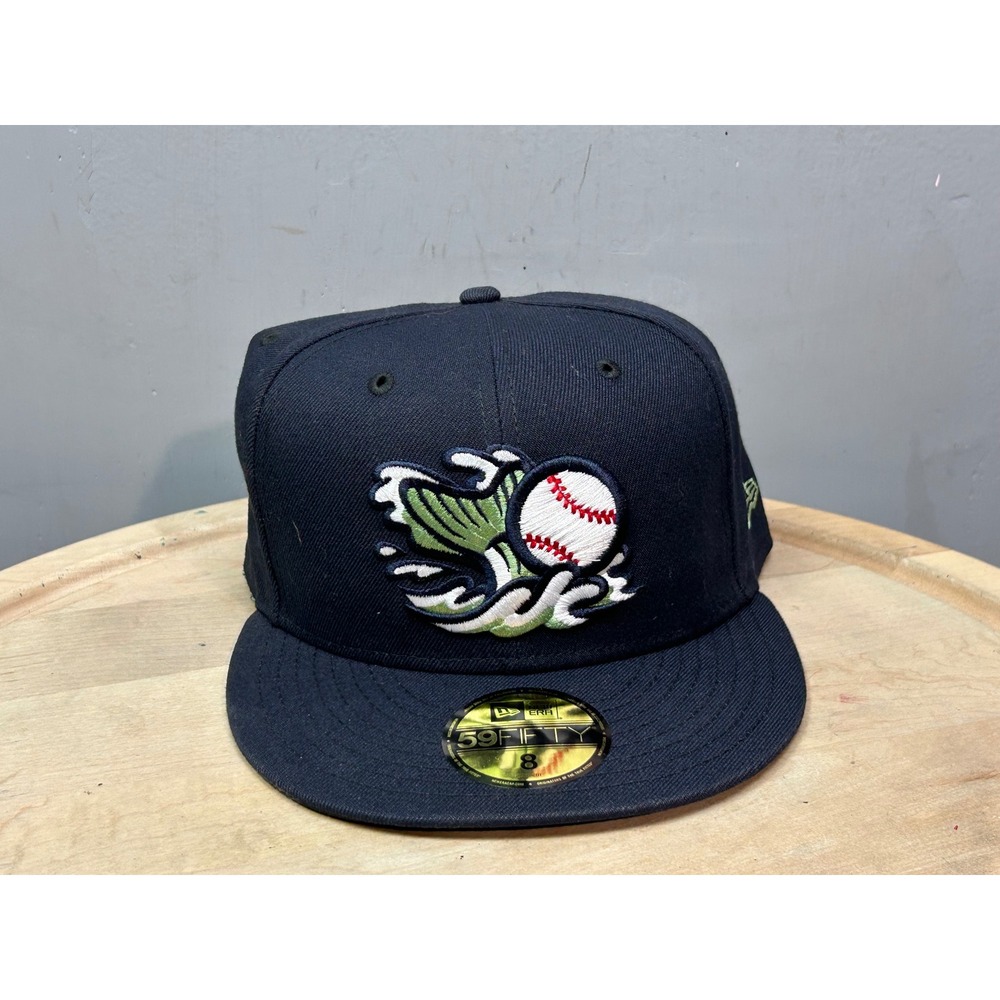 New Era 59FIFTY Baseball Cap Gwinnett Stripers 8 MILB Baseball Fitted Blue